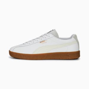 Delphin Leather Unisex Sneakers, PUMA White-Pristine