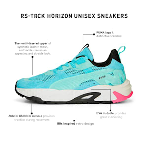 RS-Trck Horizon Unisex Sneakers, Hero Blue-Electric Peppermint, extralarge-IND
