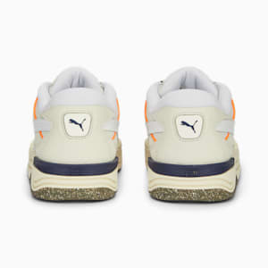 ユニセックス スケートボード PUMA-180 スポーツ スニーカー, Feather Gray-Warm White-Gum, extralarge-JPN