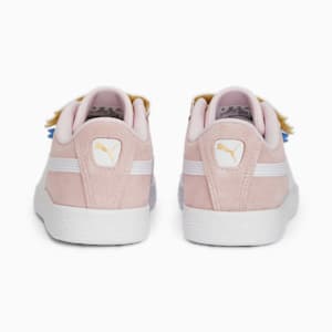 Suede Classic Cat Mates Little Kids' Shoes, Pearl Pink-Day Dream-Light Straw