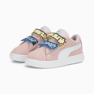 Suede Classic Cat Mates Toddler' Shoes, Pearl Pink-Day Dream-Light Straw