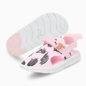 Evolve Sandal Puma Mates Kids' Sandals, Pearl Pink-PUMA Black-PUMA White-PUMA Gold