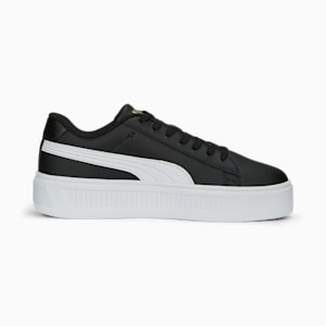 Smash Platform v3 Sneakers Women, PUMA Black-PUMA White-PUMA Gold