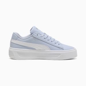 Smash Platform v3 Women's Sneakers, Cool Weather-PUMA White-PUMA Silver, extralarge