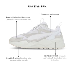 RS-X Efekt PRM Unisex Sneakers, PUMA White-Feather Gray, extralarge-IND