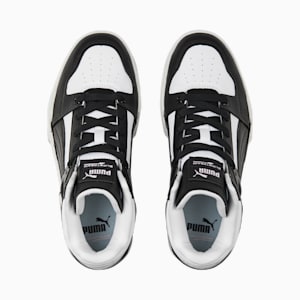 Zapatos deportivos Slipstream Hi Runway para mujer, PUMA Black-Warm White-PUMA White, extragrande