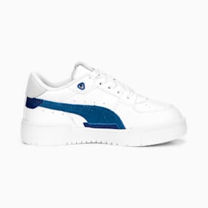 Zapatos CA Pro Glitch para niños pequeños, PUMA White-Lake Blue-Feather Gray
