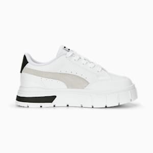 Mayze Stack Sneakers Kids, PUMA White-Vapor Gray