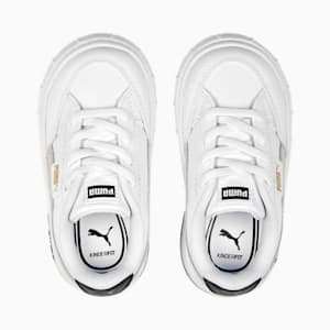 Mayze Stack Alternative Closure Sneakers Babies, PUMA White-Vapor Gray