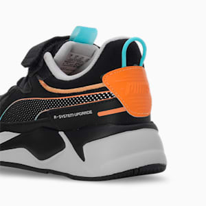 RS-X 3D Kids' Sneakers, PUMA Black-Harbor Mist, extralarge-IND