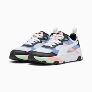 Trinity Shoes Youth, PUMA Black-PUMA White-Blissful Blue-Peach Smoothie, extralarge-GBR