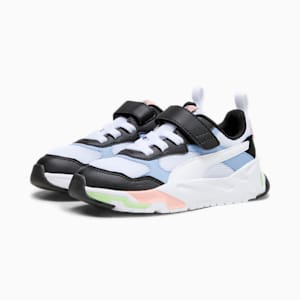 Trinity Sneakers Youth, PUMA Black-PUMA White-Blissful Blue-Peach Smoothie, extralarge-GBR