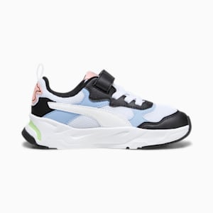 Trinity Sneakers Youth, PUMA Black-PUMA White-Blissful Blue-Peach Smoothie, extralarge-GBR