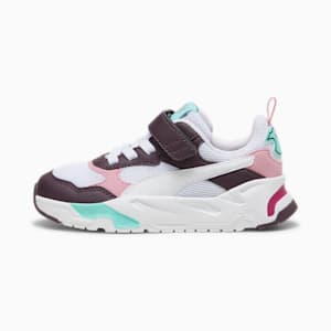Tenis juveniles Trinity, Midnight Plum-PUMA White-Mint-Mauved Out, extralarge