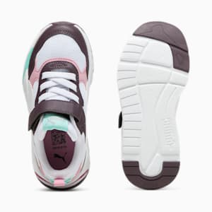 Trinity Little Kids' Sneakers, Midnight Plum-PUMA White-Mint-Mauved Out, extralarge