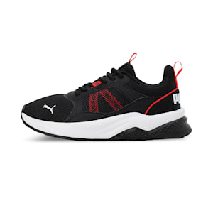 Anzarun 2.0 Youth Sneakers, PUMA Black-For All Time Red-PUMA White, extralarge-IND