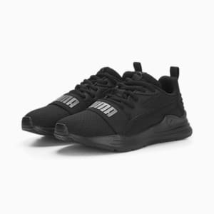 Wired Run Pure Shoes Youth, PUMA Black-PUMA Black-Shadow Gray