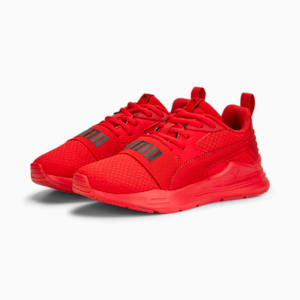 Wired Run Pure Shoes Youth, For All Time Red-For All Time Red-PUMA Black