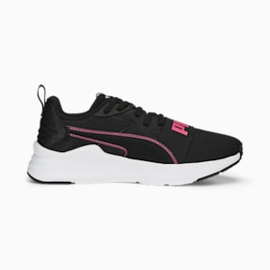 Wired Run Pure Shoes Youth, PUMA Black-Glowing Pink