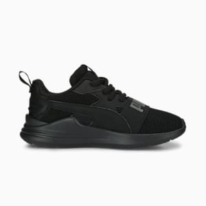 Wired Run Pure Shoes Kids, PUMA Black-PUMA Black-Shadow Gray
