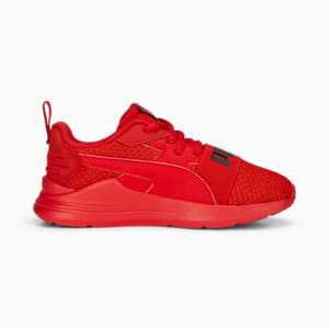 Wired Run Pure Shoes Kids, For All Time Red-For All Time Red-PUMA Black, extralarge-GBR