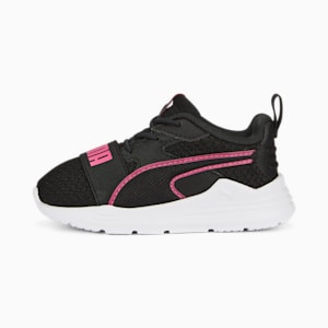 Wired Run Pure AC Shoes Baby, PUMA Black-Glowing Pink
