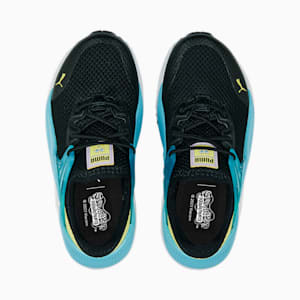 キッズ PUMA x スポンジ・ボブ ペーサー フューチャー スニーカー 17-21cm, PUMA Black-Hero Blue-Lucent Yellow