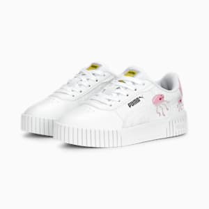 PUMA x SPONGEBOB Carina 2.0 Kids' Sneakers, PUMA White-PRISM PINK-PUMA Black, extralarge-IND