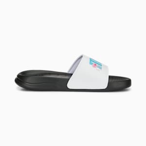 キッズ PUMA x スポンジ・ボブ ポップキャット 20 サンダル 22-25cm, PUMA White-PUMA Black