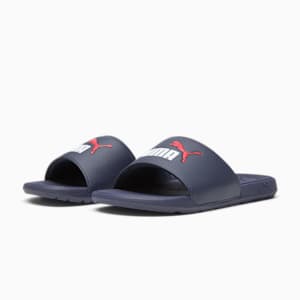 Cool Cat 2.0 Sandals Youth, PUMA Navy-PUMA White-For All Time Red, extralarge