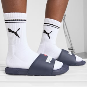 Cool Cat 2.0 Big Kids' Sandals, PUMA Navy-PUMA White-For All Time Red, extralarge