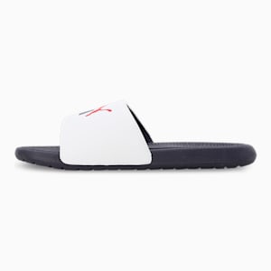Cool Cat 2.0 Youth Slides, PUMA White-PUMA Navy-For All Time Red, extralarge-IND