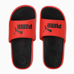 Cool Cat 2.0 Youth Slides, For All Time Red-PUMA Black, extralarge-IND