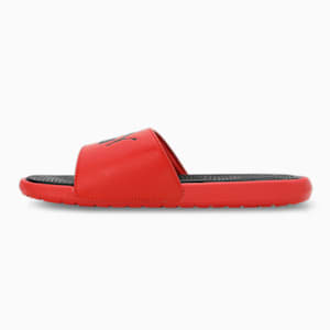 Cool Cat 2.0 Youth Slides, For All Time Red-PUMA Black, extralarge-IND