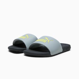 Sandalias Adolescente Cool Cat 2.0, Cool Mid Gray-Lime Sheen-PUMA Black, extralarge