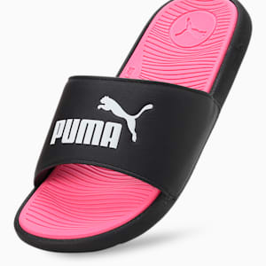 Cool Cat 2.0 Youth Slides, PUMA Black-PUMA White-KNOCKOUT PINK, extralarge-IND