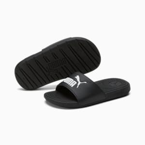 Cool Cat 2.0 Sandals Kids, PUMA Black-PUMA White, extralarge