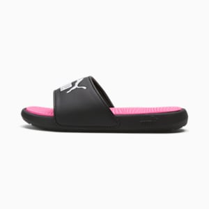 Cool Cat 2.0 PS Little Kids' Sandals, PUMA Black-PUMA White-KNOCKOUT PINK, extralarge