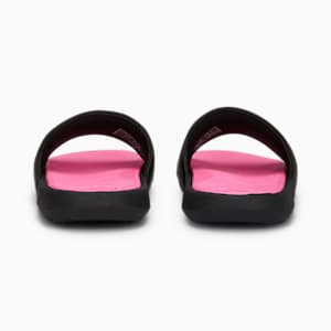 Cool Cat 2.0 BX Little Kids' Slides, PUMA Black-PUMA White-KNOCKOUT PINK, extralarge
