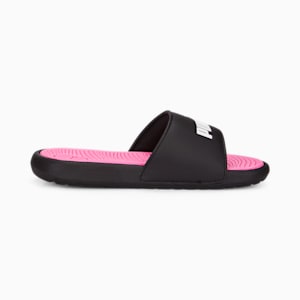Cool Cat 2.0 BX Little Kids' Slides, PUMA Black-PUMA White-KNOCKOUT PINK, extralarge