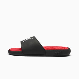 Cool Cat 2.0 Sport Slides Kids, PUMA Black-PUMA White-For All Time Red, extralarge