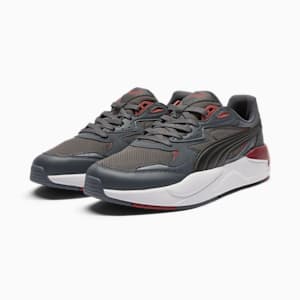 X-Ray Speed Wide Sneakers, Galactic Gray-PUMA Black-Cool Dark Gray, extralarge