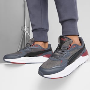 X-Ray Speed Wide Sneakers, Galactic Gray-PUMA Black-Cool Dark Gray, extralarge