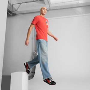 X-Ray Speed Wide Sneakers, PUMA Black-Red Fire-Cool Light Gray, extralarge
