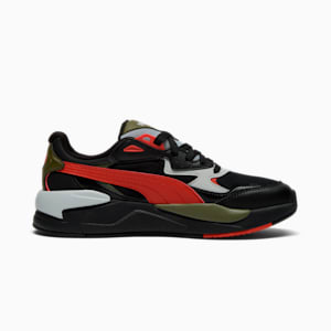 X-Ray Speed Wide Sneakers, PUMA Black-Red Fire-Cool Light Gray, extralarge