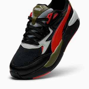 X-Ray Speed Wide Sneakers, PUMA Black-Red Fire-Cool Light Gray, extralarge