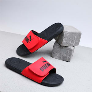 Cool Cat 2.0 V Youth Slides, PUMA Red-PUMA Black, extralarge-IND