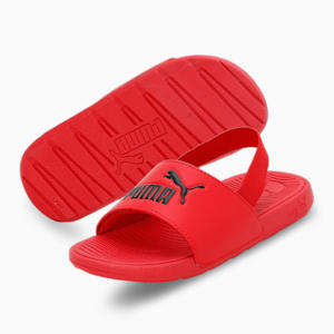 Cool Cat 2.0 Backstrap Kid's Sandals, For All Time Red-PUMA Black, extralarge-IND