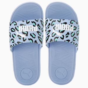 Cool Cat 2.0 Summer Roar Youth Slides, Intense Lavender-PUMA White-PUMA Black, extralarge-IND