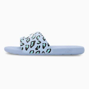 Cool Cat 2.0 Summer Roar Youth Slides, Intense Lavender-PUMA White-PUMA Black, extralarge-IND